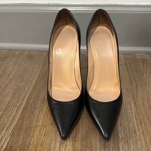 Christian Louboutin Decollette 554 100mm 38.5 Black Heels
